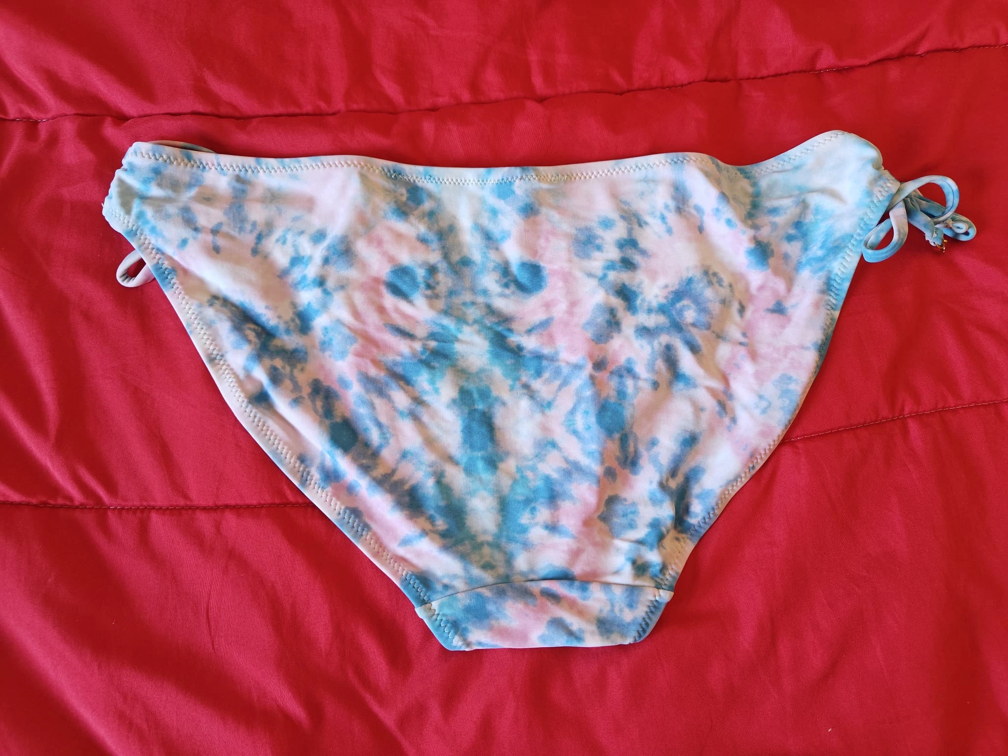 Blue and pink tie-dye bikini bottom – photo 3